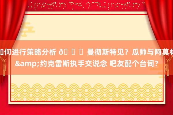 如何进行策略分析 👀曼彻斯特见？瓜帅与阿莫林&约克雷斯执手交说念 吧友配个台词？