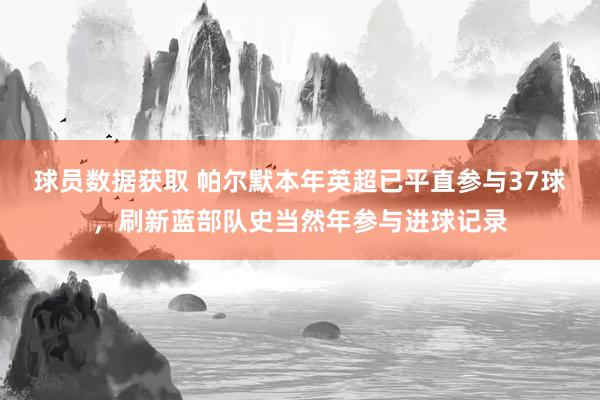 球员数据获取 帕尔默本年英超已平直参与37球，刷新蓝部队史当然年参与进球记录